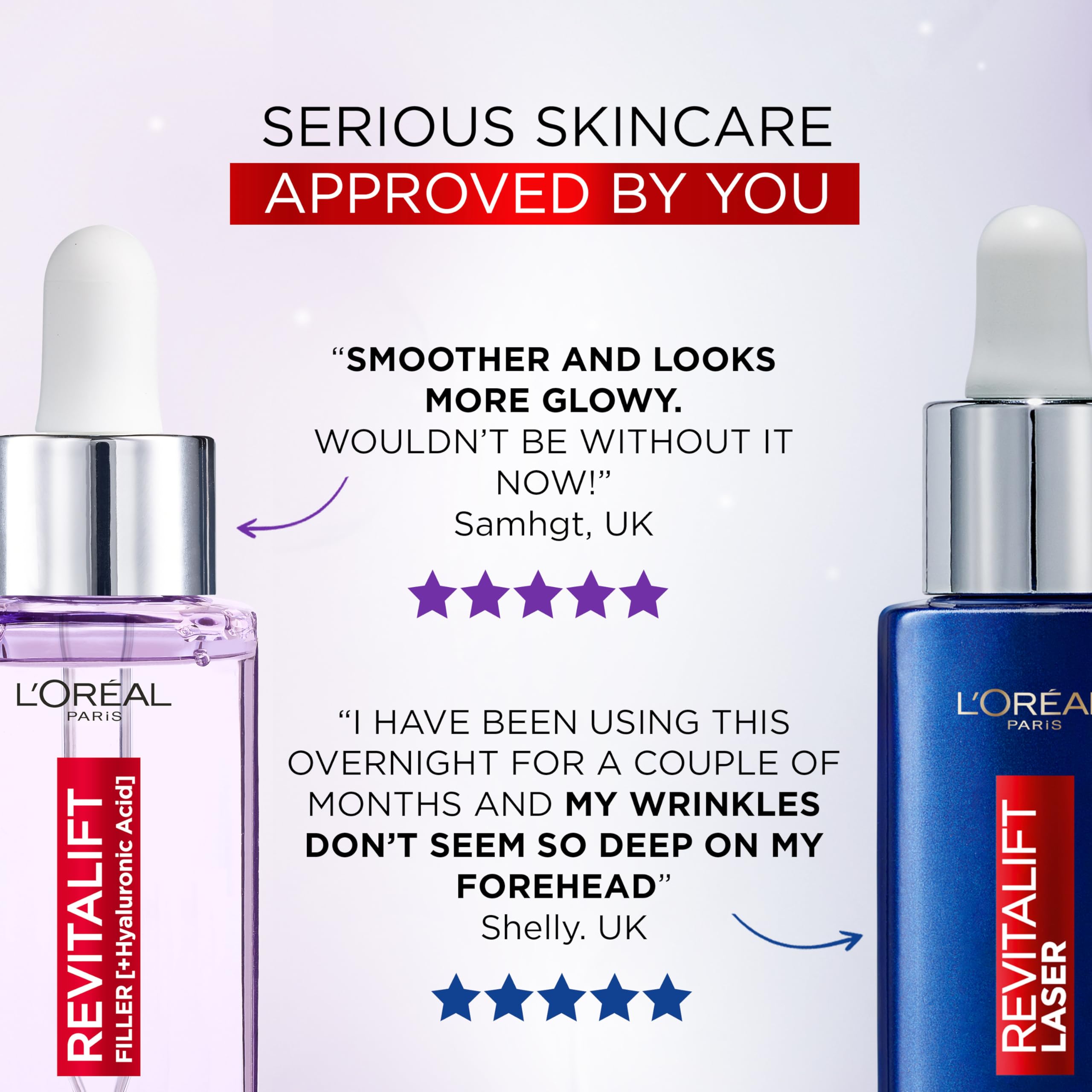 L'Oréal Paris Skin Expert Hyaluronic Acid & Retinol Serum Duo Set